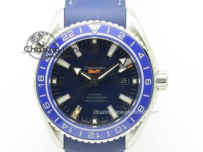 0517 Seamaster Pro Chrono RG Best Edition Black Ceramic Black Dial On RG Bracelet A ComfortFit 8130